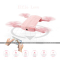 JJRC H37 Elfie RC Quadcopter Drohne Selbstauslöser FPV Echtzeit-Übertragung Pink mit einstellbarer Höhe Funktion